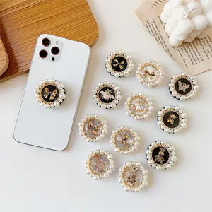 Luxury Glitter Bling 360 Degree Rotation Finger Grip Ring Holder Kickstand Mobile Phone Holders