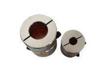 Accouplement de moteur à couple élevé flexible en aluminium Qianrui, conception élastique, OEM, diamètre de l'orifice de 10 mm, garantie de 3 ans