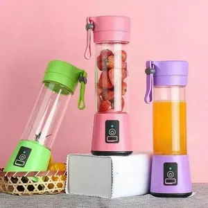 Groothandel Persoonlijke Oplaadbare Usb Juicer Cup Fruit Smoothie Mini Mixer Draagbare Home Blender