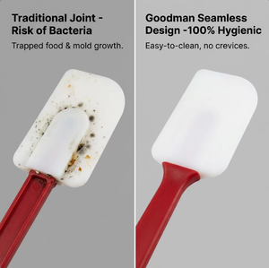 Spatule en silicone professionnelle Goodman, résistante à la chaleur, antiadhésive, grattoir en caoutchouc pour cuisine commerciale, boulangerie, vente en gros OEM - Product Image 5