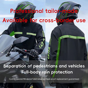 Veste de moto imperméable et coupe-vent personnalisable à la mode pour hommes Imperméable jetable et réutilisable pour <span class=keywords><strong>poncho</strong></span> - Product Image 3