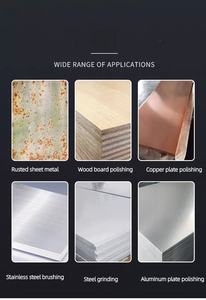 آلة صنفرة أحادية الحزام من الفولاذ الكربوني FC، للرسم والصقل والطحن المزدوج وإزالة الصدأ وإزالة الحواف الحادة، 2.2 كيلو واط، سهلة الاستخدام - Product Image 4