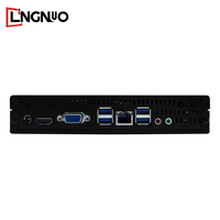 Fansız alüminyum alaşım Mini bilgisayar Intel işlemci DDR4 RAM SSD çift LAN HD çıkışları kompakt dayanıklı güvenilir yapısı Mini Pc