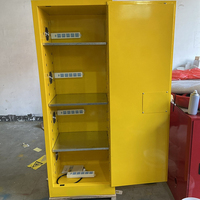 Armoire de stockage de batteries à double paroi ignifuge ODM, armoire de charge, armoire de sécurité pour batteries Li-ion à trois niveaux en métal