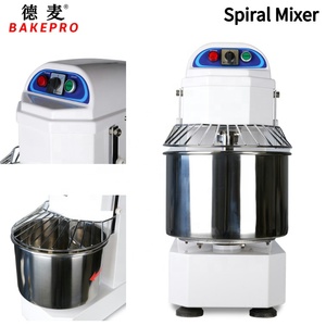 BAKEPRO mesin pemijiat Spiral, mesin atas meja komersial <span class=keywords><strong>5</strong></span> l, roti Pizza 2kg adonan Spiral - Product Image 3