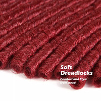 30 fili 14 pollici sintetico Spring Twist intrecciare le estensioni dei capelli Afro Soft Locs Dreadlock Crochet trecce parrucche