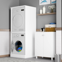 Armoire de séchage rectangulaire pour lave-linge, style traditionnel, en panneaux de particules PVC anti-détergent, fabrication italienne, à poser au sol, certifiée CE - Meilleures ventes