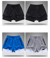 Shorts de sport pour hommes personnalisés 7 pouces, shorts de course 2 en 1 pour hommes avec compression, shorts de jogging pour hommes