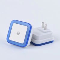 Luces de noche inteligentes, luz nocturna de pared con enchufe, Sensor de luz automático, luz LED nocturna para baño, hogar, cocina, pasillo, escalera, dormitorio