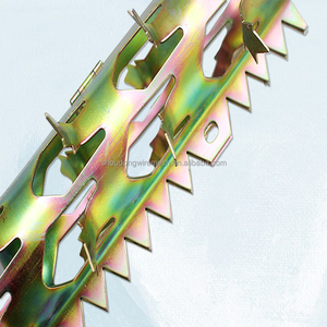 <span class=keywords><strong>Pointes</strong></span> <span class=keywords><strong>de</strong></span> sécurité anti-escalade en acier galvanisé à lame <span class=keywords><strong>de</strong></span> rasoir pour clôtures <span class=keywords><strong>de</strong></span> jardin et <span class=keywords><strong>de</strong></span> ranch (personnalisables) - Product Image 1