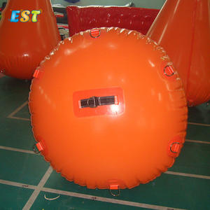 <span class=keywords><strong>Boyas</strong></span> hinchables en forma de lágrima de PVC, <span class=keywords><strong>boyas</strong></span> hinchables para natación en el océano, marcador de agua, 1 m x 1,5 m h - Product Image 3