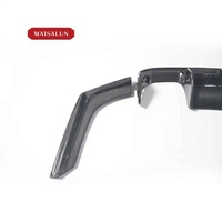 Vente chaude! Accessoires de voiture F80 F82 V style diffuseur arrière en fibre de carbone kit de carrosserie pour BMW M3 M4 lèvre de pare-chocs arrière 2015-2019