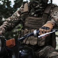 Gants tactiques demi-doigts personnalisés de marque WHCSJ en vert kaki noir, antidérapants et résistants à l'usure, fabriqués en Chine pour le Mexique et le Pérou