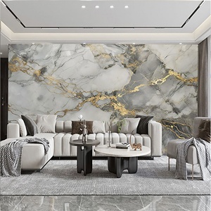 Panneau mural SPC en cristal de carbone 2026 pour fond de télévision, décoration intérieure de salon de luxe léger en marbre pour la maison - Product Image 2