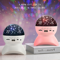 Projecteur LED Multicolore Bluetooth avec Projection d'Étoiles, Lampe Musicale Magique pour Fêtes, Veilleuse Ambiante