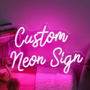 Enseigne néon LED personnalisée en acrylique pour dropshipping, idéale pour fournisseurs, décoration murale pour <span class=keywords><strong>anniversaire</strong></span>, bar, mariage - Product Image 1
