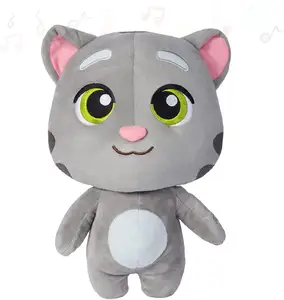 Tom Cat-animales de peluche interactivos, juguete de peluche para hablar, repetir lo que dices, nuevo