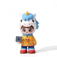 RXS 18 Jahre Figurenfabrik Maßgefertigte Kawaii 3D Cartoon PVC Miniatur-Puppe Niedliche Actionfigur Spielzeug
