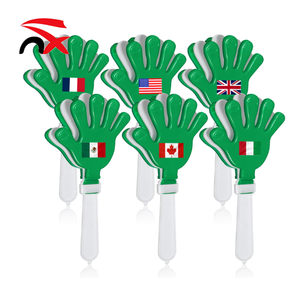 Gants à claquettes personnalisés Nuoxin pour événements sportifs, cadeaux, bruiteurs, gants à claquettes joyeux avec bannière de drapeau - Product Image 3