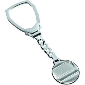 Portachiavi Orchidea in Argento Sterling 925 con Catena Metallica - Product Image 1