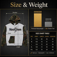 Zweifarbiger Camouflage-Patchwork-Hoodie für Herren Heather-Grau Reißverschluss-Kapuzenjacke mit Strass-Logo Streetwear Lässige Passform Maßgeschneiderte Private Label Jacke