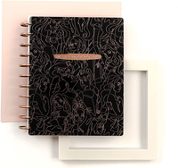 Carnet de notes personnalisable en gros, couverture rigide de haute qualité, reliure à disques, avec planificateur Happy Planner et organisation de tableau de bord, journal quotidien et hebdomadaire