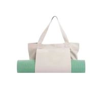 LADYGLOW Sacs de sport pour tapis de yoga Pilates en toile avec logo personnalisé Sac de yoga portable Gym Fitness Tote