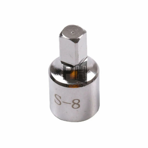 8mm Square Oil Sump Drain Plug Key Tool Remover With 3/8 Drive for Screw Socket Screw Disassembly Wrench Tool - Product Image 1