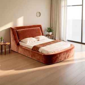 <span class=keywords><strong>Lit</strong></span> de luxe haut de gamme en tissu chenille, minimaliste, en mousse compressée sous vide, sans cadre, tailles Queen et King, garantie <span class=keywords><strong>1</strong></span> an - Product Image 3