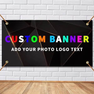 Drapeaux flottants en fibre de polyester 100% en gros, bannières promotionnelles personnalisées de haute qualité - Product Image 3