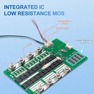 Xe đạp điện 3S-4S 12V LiFePO4 BMS hệ thống quản lý pin 110a-200a bảo vệ pin <span class=keywords><strong>PCB</strong></span> Hội Đồng Quản trị với cân bằng & chuyển đổi - Product Image 3