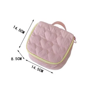 Bolsa de Maquillaje Coreana Linda y Moderna, Bolsa de Viaje Portátil de Gran Capacidad, Bolsa de Aseo - Product Image 6