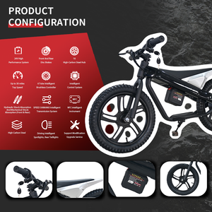 Mini carreras al aire libre eléctrico Pocketbike Moto Dirt Bike para niños usado Mini bicicleta eléctrica/motocicleta de montar para niños - Product Image 2
