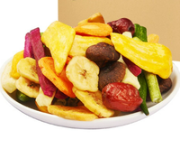 Figues et dattes lyophilisées, en-cas de fruits et légumes en tranches, prêts à consommer en vrac avec conservation de l'eau