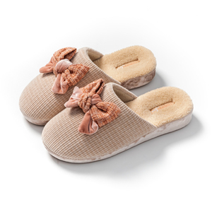 รองเท้าแตะสำหรับผู้หญิง รุ่น CORIFEI 2026 ดีไซน์ใหม่ สำหรับใส่ในห้องนอน ทำจากผ้าสักหลาด นุ่ม สบาย ไม่ลื่น ให้ความอบอุ่นในฤดูหนาว แบบสวมพื้นเรียบ - Product Image 3