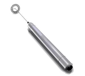 <span class=keywords><strong>Mousseur</strong></span> à lait électrique portatif 2-en-1 en acier inoxydable extra long et élégant pour femme - Product Image 5