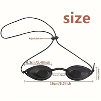 Lunettes de protection IPL confortables pour le soleil et le bronzage, masque facial réglable pour traitement lumineux à la plage