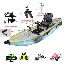 <span class=keywords><strong>Kayak</strong></span> de Pesca Inflable Plegable de PVC con Pedales, 3.6m, para Ríos y Pesca en el <span class=keywords><strong>Mar</strong></span>, Capacidad para 1 Persona, Ecológico - Product Image 2