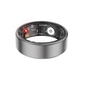 Anillo Inteligente de Acero Inoxidable con Control por Aplicación, Monitor de Ritmo Cardíaco, Rastreador de Actividad Física Multideportiva y del Sueño, Resistente al Agua IP68, Compatible con Android - Product Image 1