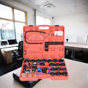 Набор для проверки давления в радиаторе автомобиля, 28 предметов, вакуумный, для системы охлаждения, детектор утечек в бачке для воды, анализатор двигателя - Product Image 3