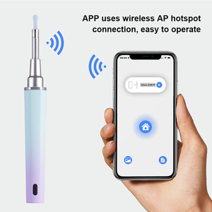 Tai Nghe Nhét Tai WiFi Không Dây, Máy Ảnh Loại Bỏ Ráy Tai Siêu Mỏng, Công Cụ Chăm Sóc Sức Khỏe Android IOS - Product Image 3