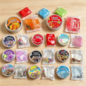Fruit <b>Clear</b> Slime Putty Toy Scented <b>Jelly</b> Colorful Stretchy Soft Kids Birthday Favor Gift Shop Counter Mini Tin Box - Product Image 6