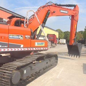 Excavadora sobre orugas Doosan de segunda mano de alta calidad, excavadora de orugas Doosan de segunda mano Doosan de alta calidad, excavadora de oruga Doosan de Corea usada en stock - Product Image 6