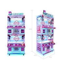 Игровой автомат Sunmo с монетоприемником для 4 игроков, премиум-класса, мини-автомат для ловли плюшевых игрушек для детей и взрослых