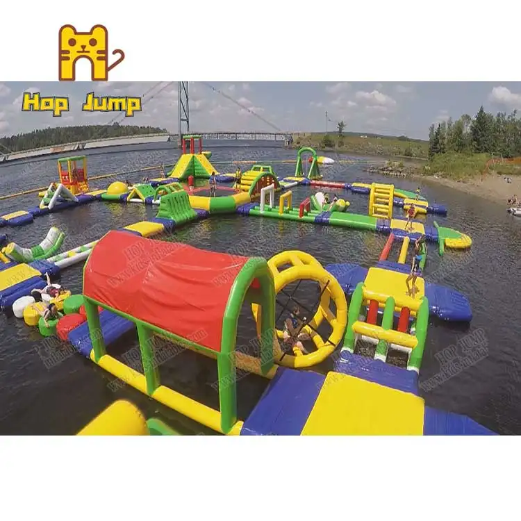 Adults Kids Outdoor Entertainment Water Park Inflatable For Happy