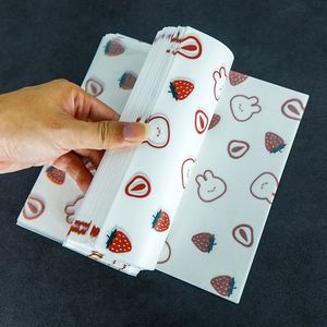 Papier ciré alimentaire jetable biodégradable imperméable et résistant à la graisse 18*18CM pour emballer gâteaux, sandwichs et burgers - Product Image 2