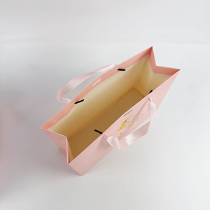 Luxury Pink Paper Bag Customized Foil Logo <b>Gift</b> Bags Clothing Cosmetics Packaging Paper Shopping Bags for <b>Small</b> Business - Product Image 6