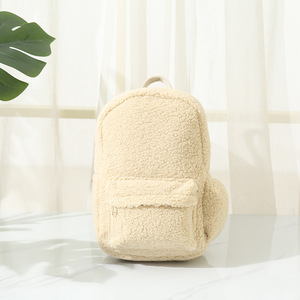 2024 adolescent filles en peluche mignon doux école <span class=keywords><strong>sac</strong></span> à <span class=keywords><strong>dos</strong></span> Fanny Pack dames mode <span class=keywords><strong>sac</strong></span> de <span class=keywords><strong>sport</strong></span> femmes Sherpa sacs à <span class=keywords><strong>dos</strong></span> - Product Image 3