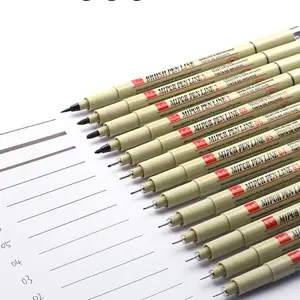 Black Micro-Pen Fineliner Ink PenためSketching Technical Drawing Scrapbooking