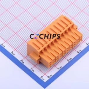 KF2EDGKEM-3.5-2*10P Plug-in Terminal Block P=3.5mm Connector Male Plug Screw Fixing 2x10P 3.5mm - Product Image 2